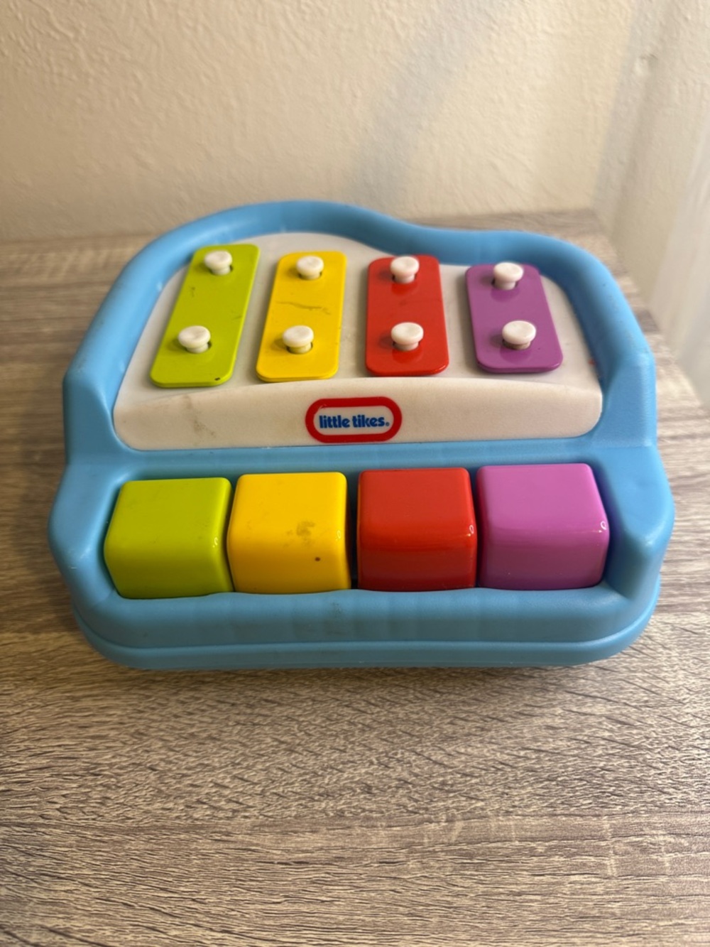 Fisher-Price Blue Frame Push-Down Musical Xylophone